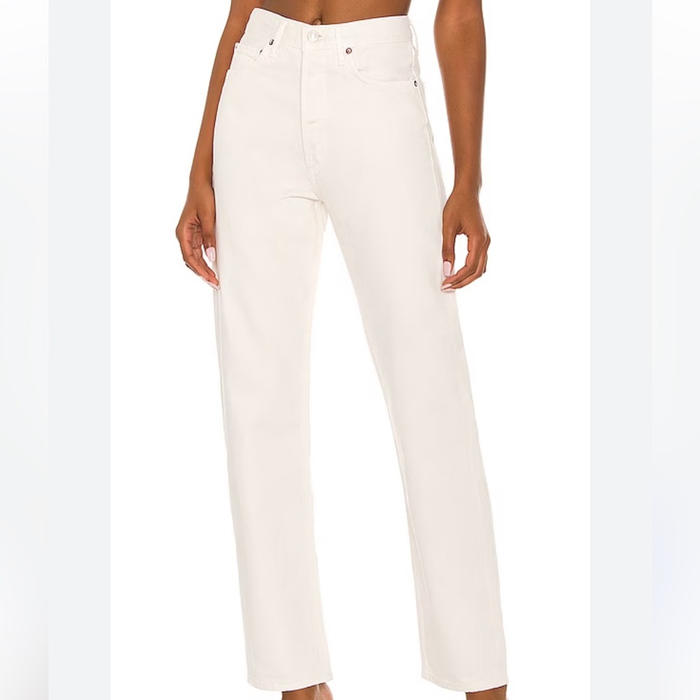Agolde 90s Pinch Waist Straight Leg Denim in Drum